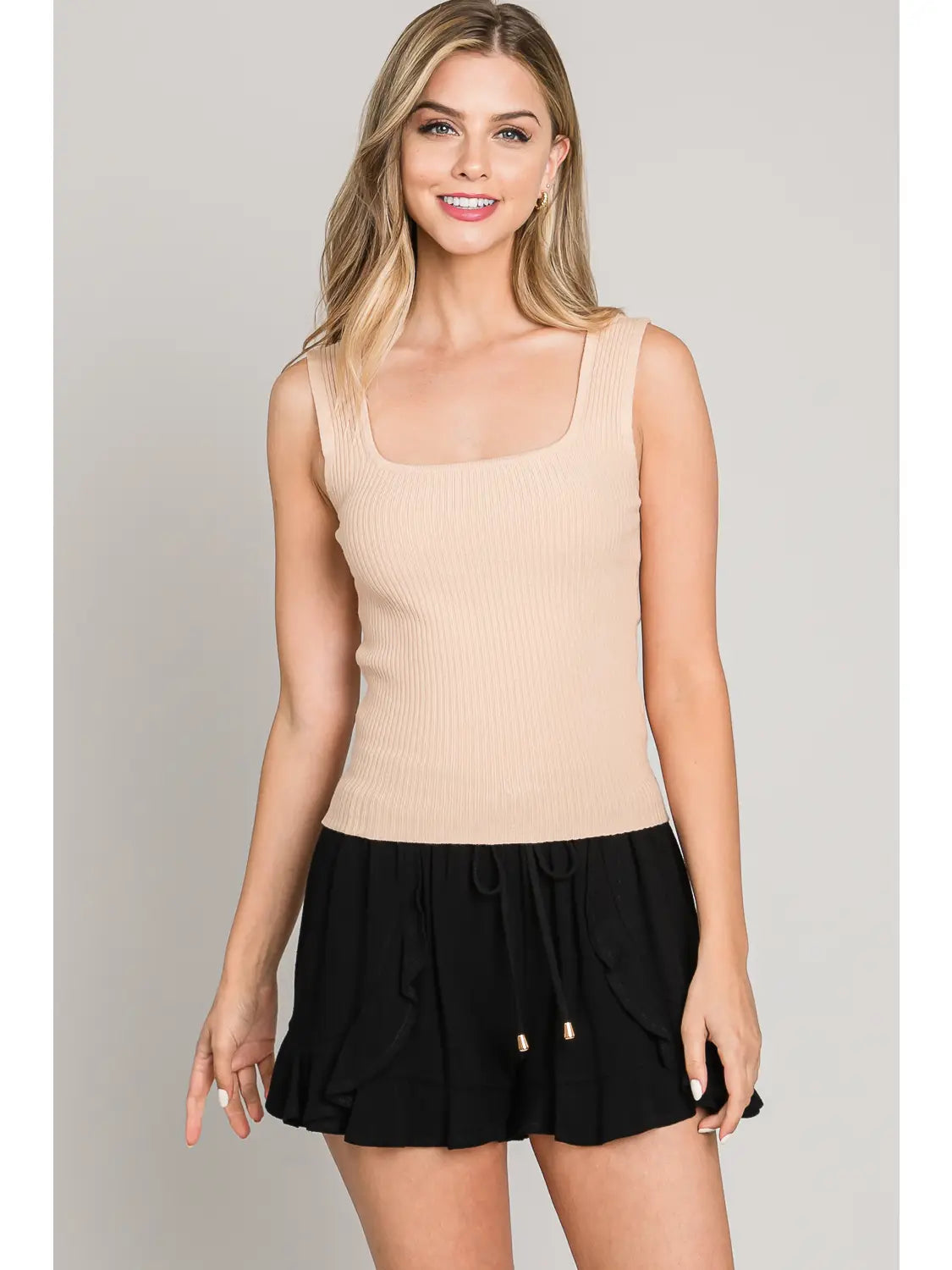 Ribbed cutie tank
