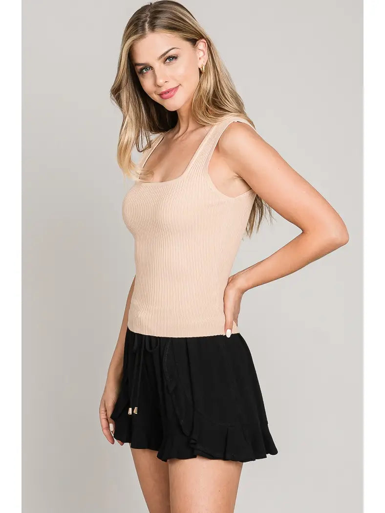 Ribbed cutie tank